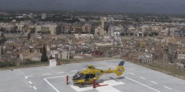 L’heliport de l’hospital Verge de la Cinta ja pot fer vols nocturns