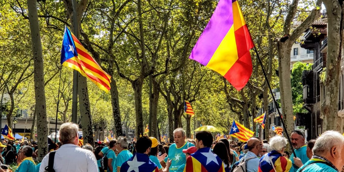 #Fotogaleria: La manifestació de la Diada des del tram ebrenc