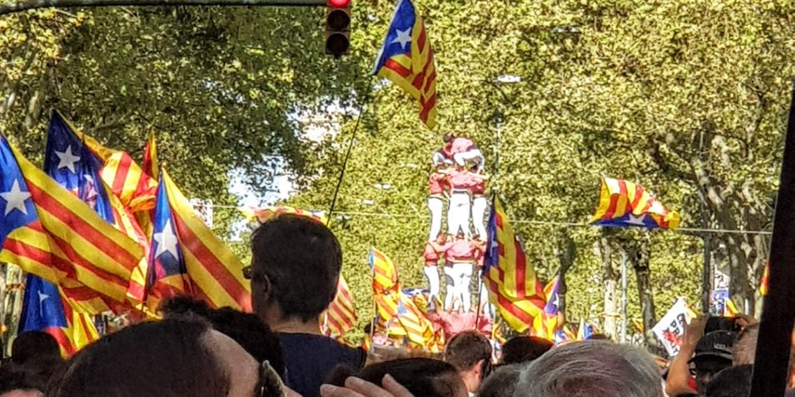 #Fotogaleria: La manifestació de la Diada des del tram ebrenc