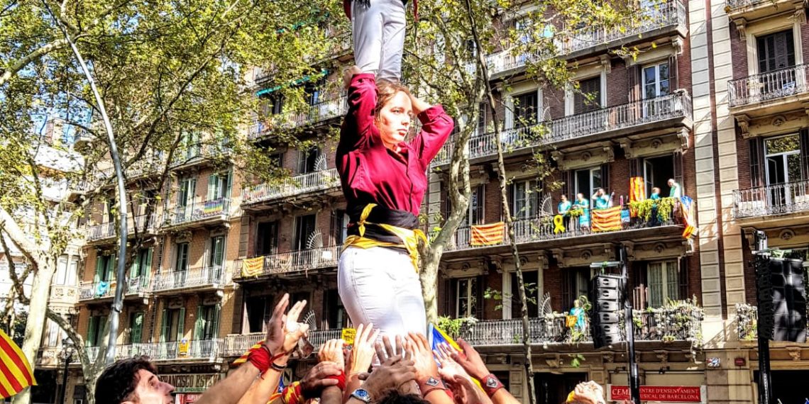 #Fotogaleria: La manifestació de la Diada des del tram ebrenc