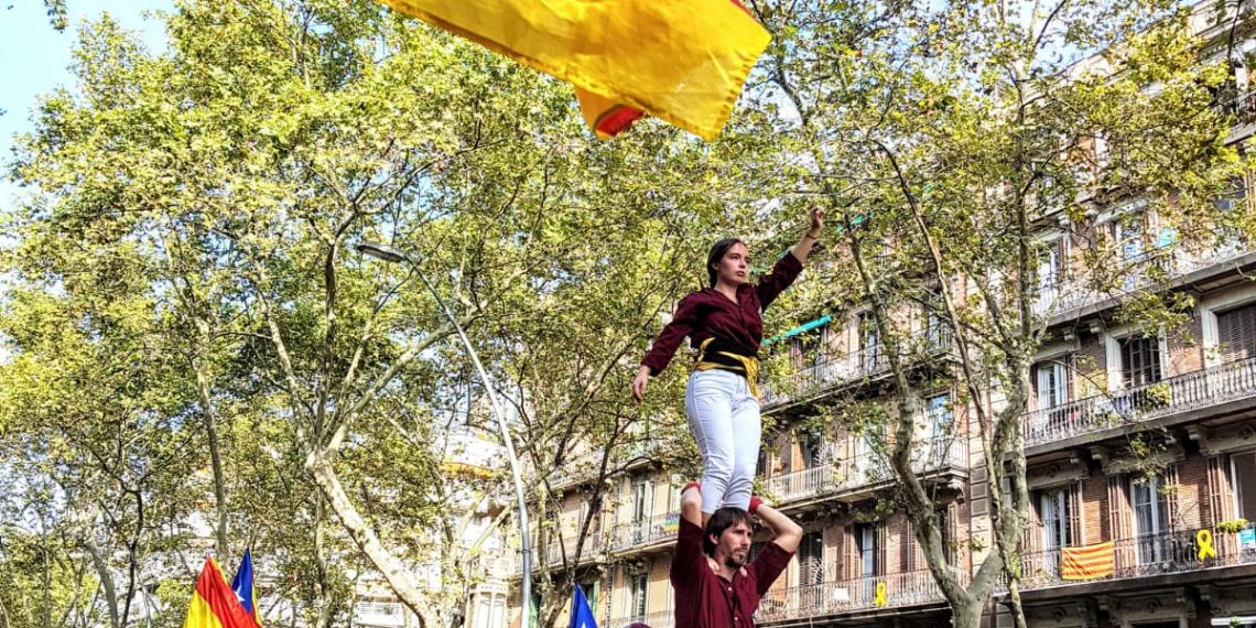 #Fotogaleria: La manifestació de la Diada des del tram ebrenc