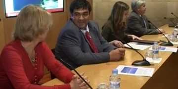 Quan van presentar el projecte del pont Lo Passador a Barcelona