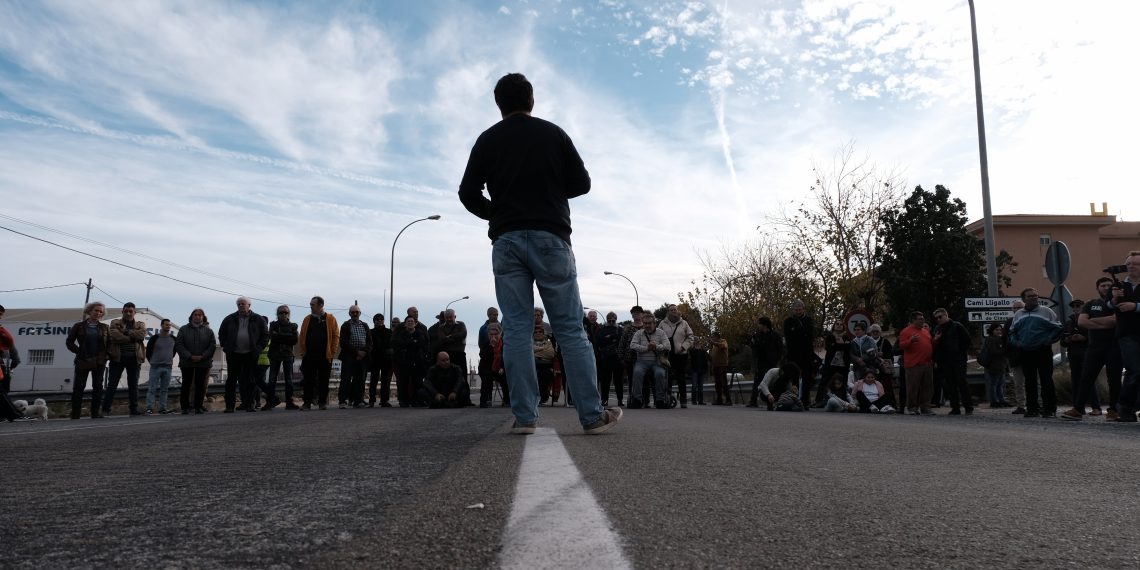 #Fotogaleria: Així va ser l’últim tall de l’N-340 per la gratuïtat de l’AP-7