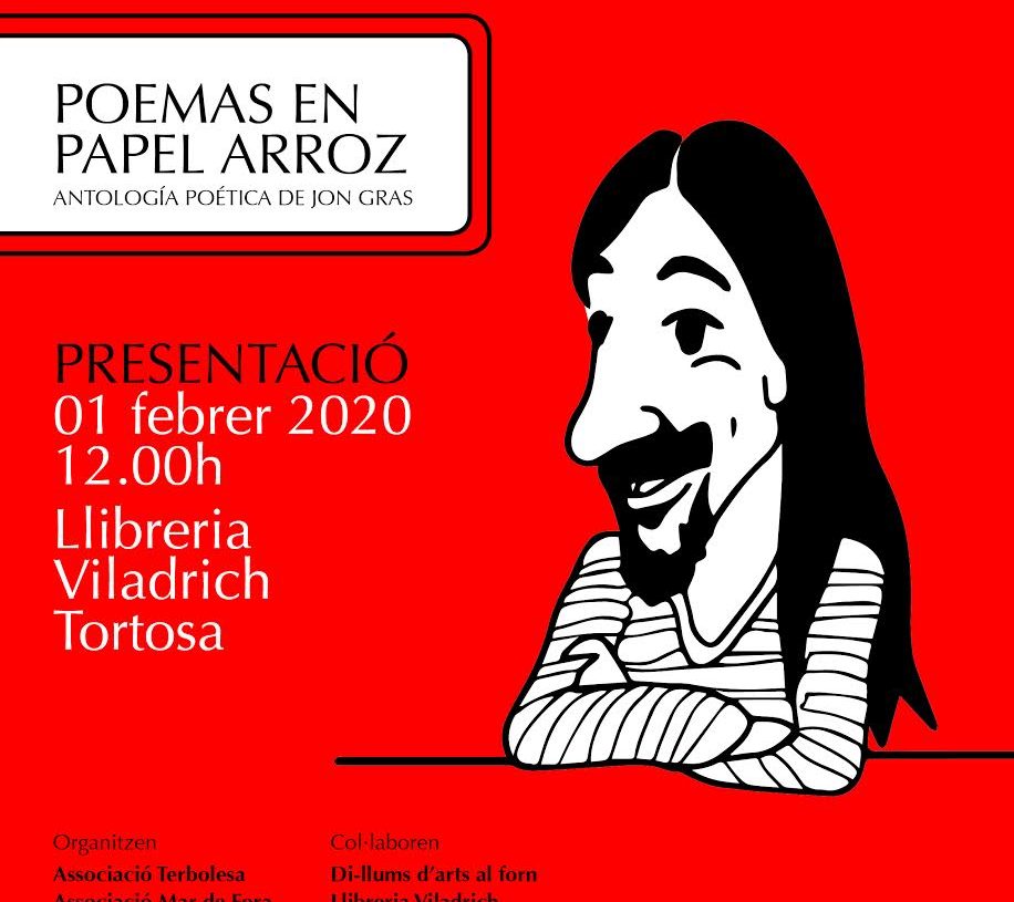 [#NdP] Presentació de l’antologia poètica de Jon Gras a Tortosa