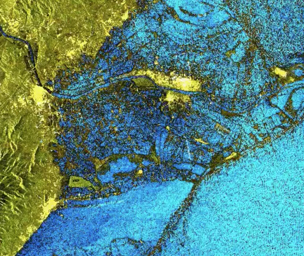 Així es veu el Delta des de l’espai després del temporal Glòria