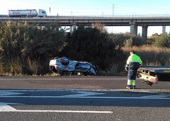Un ferit greu en un accident de trànsit a l’eix de l’Ebre a Amposta