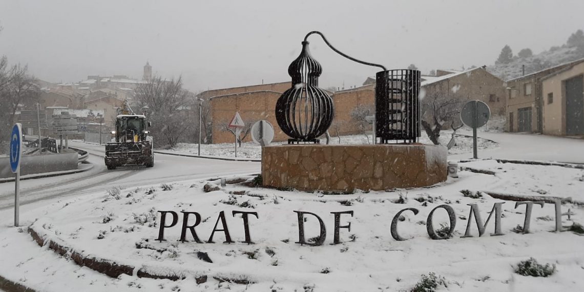 #Fotogaleria Les imatges del temporal de neu i pluja a les Terres de l’Ebre