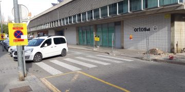 Operatiu especial de trànsit per les obres a l’estació d’autobusos de Tortosa