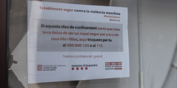 Comerços oberts contra la violència masclista durant el confinament