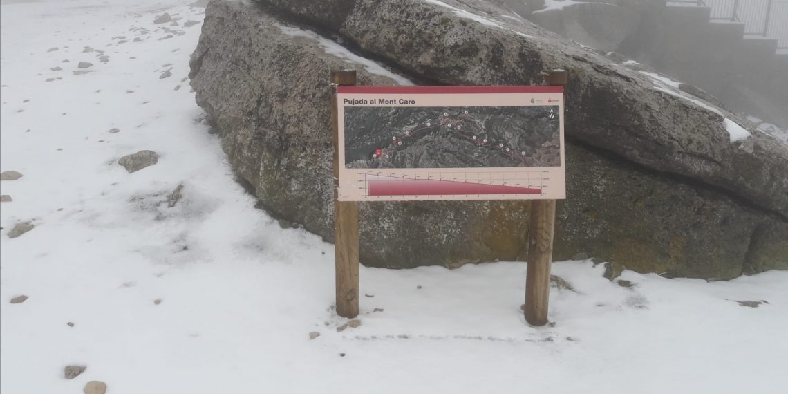 [#Fotogaleria] La nevada a Caro que ens perdrem pel confinament