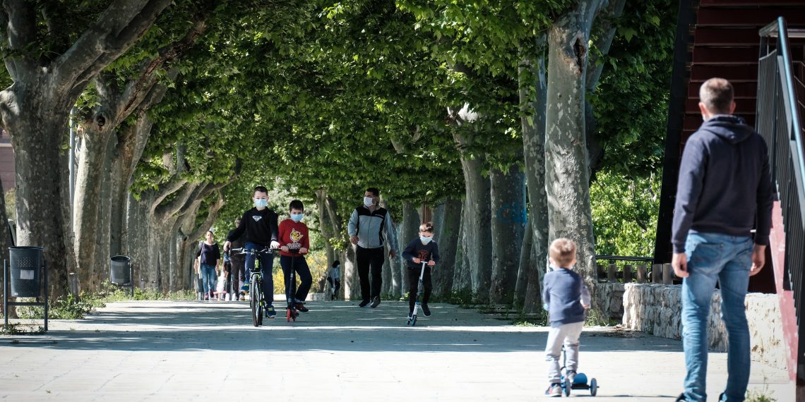 [#Fotogaleria] Escenes del primer dia de desconfinament infantil a Tortosa i la Ràpita