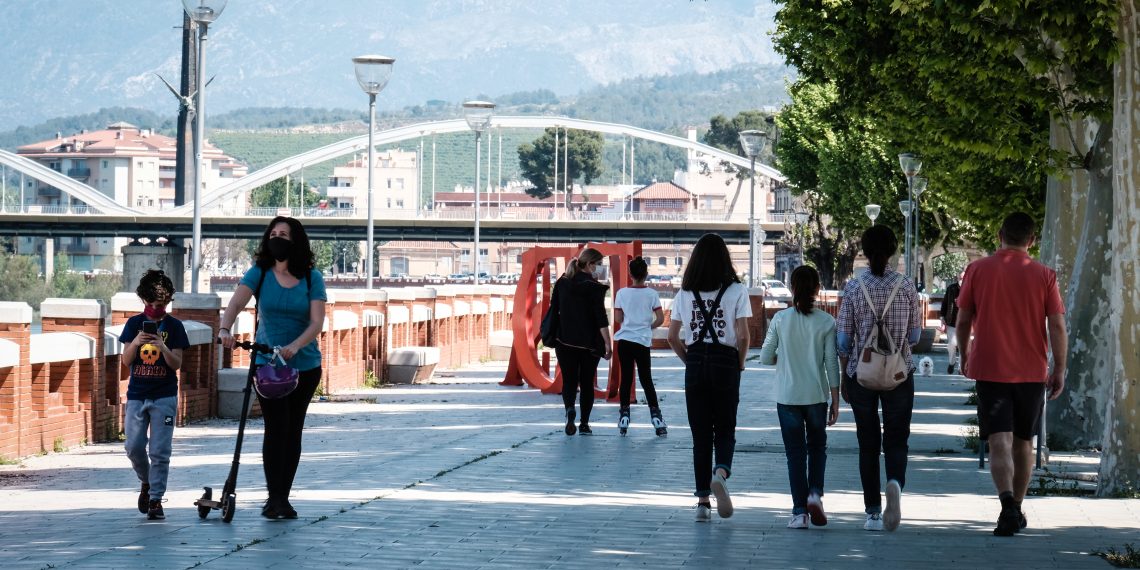 [#Fotogaleria] Escenes del primer dia de desconfinament infantil a Tortosa i la Ràpita