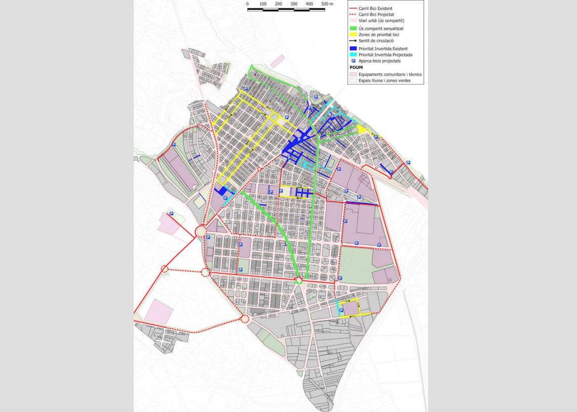 Amposta preveu més de 17 quilòmetres nous de carril bici i 25 zones d’estacionament
