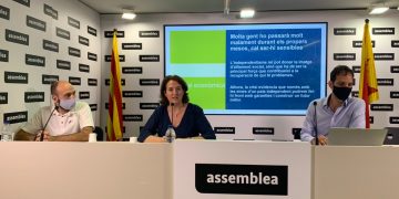 La manifestació de la Diada combinarà una marxa virtual amb una de física davant edificis de l’administració de l’Estat