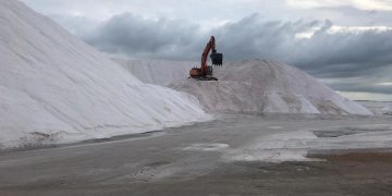 La producció de sal al Delta cau un 50% pels efectes del temporal Glòria