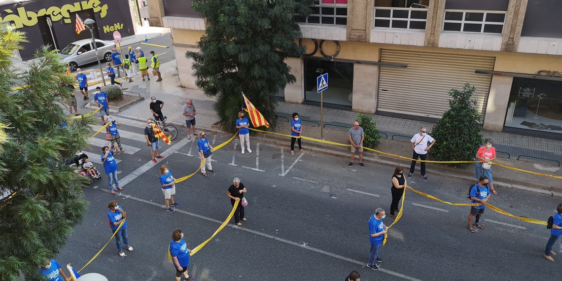 [#Fotogaleria] La concentració sobiranista de Tortosa per la Diada