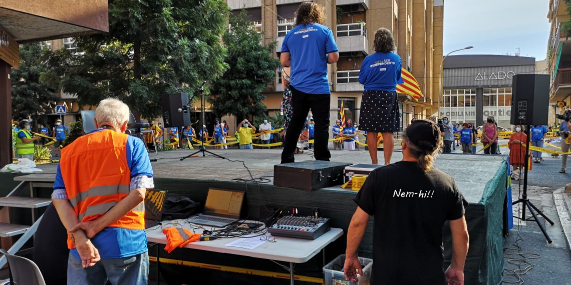 [#Fotogaleria] La concentració sobiranista de Tortosa per la Diada