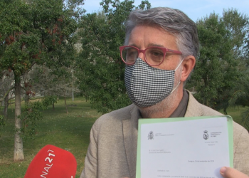 Roig afirma que Justícia podia retirar el monument franquista des del novembre