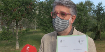 Roig afirma que Justícia podia retirar el monument franquista des del novembre