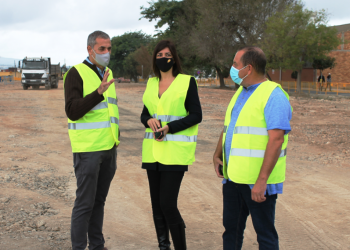 L’Aldea ja fa obres al passeig de la Via