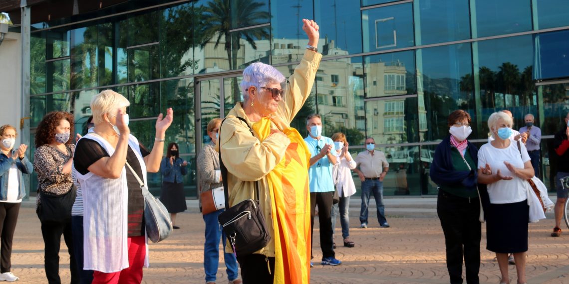 📷  La Ràpita recorda l’1-O, pendent del procés obert contra Josep Caparrós i Albert Salvadó