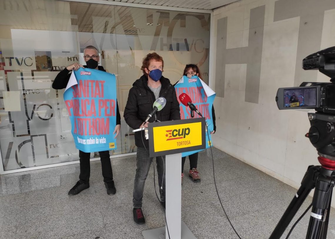 La CUP rebutja l’ampliació que preveu Salut i reclama un nou hospital a Tortosa