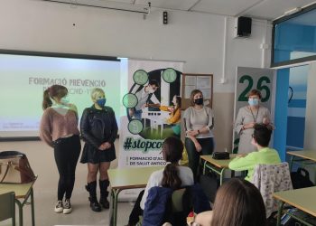 L’institut d’Alcanar, pioner en la formació d’alumnes com a agents anticovid