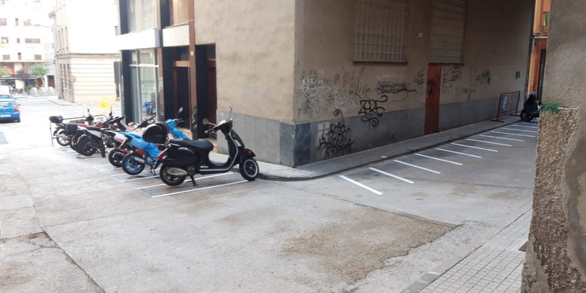 📷 Així és el dispositiu per l’inici de les obres de la plaça de l’Ajuntament de Tortosa