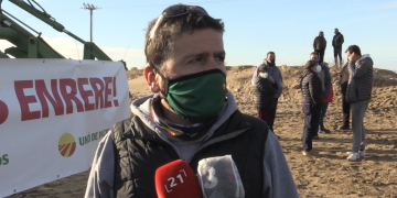 ‘Ni un pam més enrere’, el clam de la Unió de Pagesos per reclamar mesures per al Delta