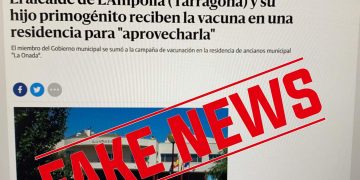 [#FakeNews] No, l’alcalde de l’Ampolla i el seu fill no s’han vacunat en una residència
