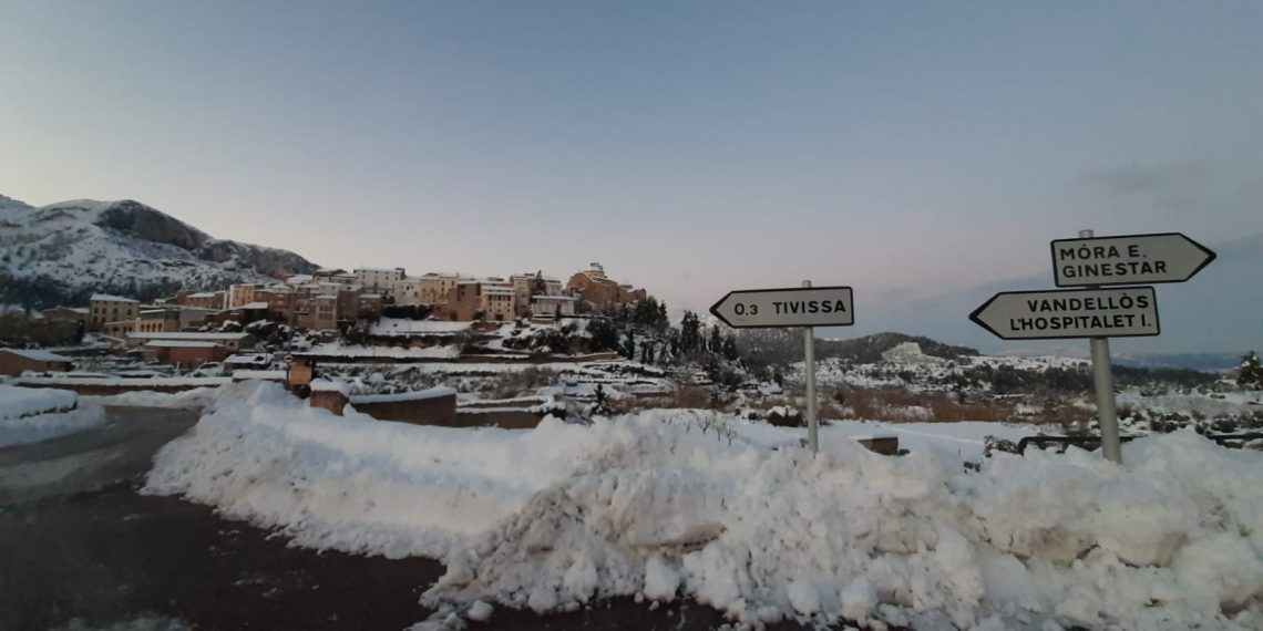 [#Fotogaleria]  📷 La Ribera d’Ebre es recupera de la nevada del Filomena