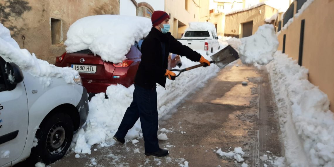 [#Fotogaleria]  📷 La Ribera d’Ebre es recupera de la nevada del Filomena