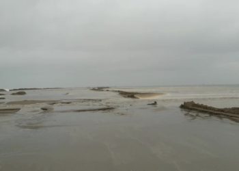 El temporal Filomena provoca un nou trencament de la barra del Trabucador