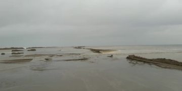 El temporal Filomena provoca un nou trencament de la barra del Trabucador