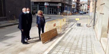 Tortosa continua el pla de xoc per millorar les voreres al barri de Ferreries