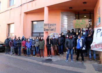 La Terra Alta es mobilitza per la imminent construcció de dos nous parcs eòlics