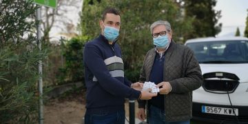 Xerta estrena una estació de recàrrega gratuïta de vehicles elèctrics a la Via Verda