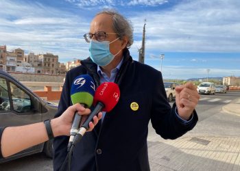 Torra es disculpa per no haver retirat abans el monument  franquista de Tortosa