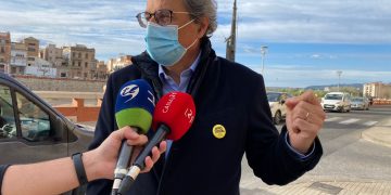 Torra es disculpa per no haver retirat abans el monument  franquista de Tortosa