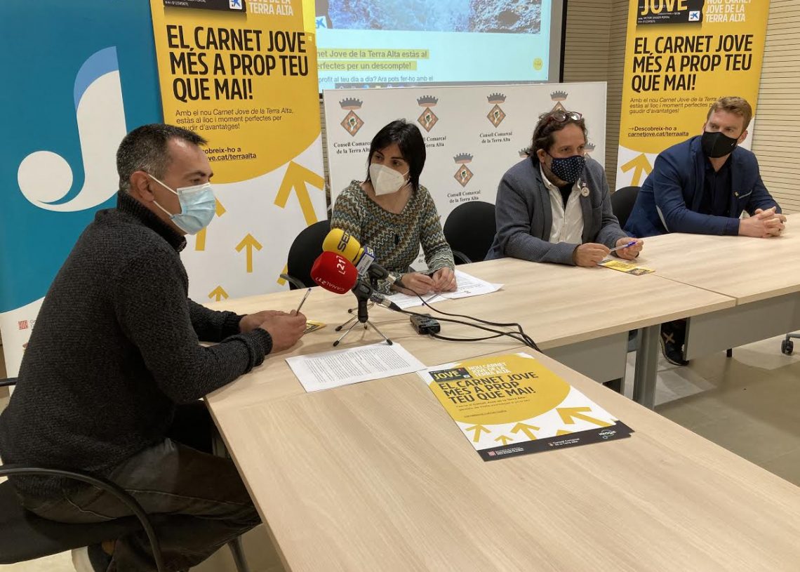 El Consell Comarcal i l’Agència Catalana de la Joventut presenten el Carnet Jove de la Terra Alta