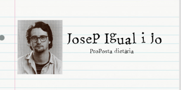 ‘Josep Igual i jo’, la proposta dietària de diLLUMs d’arts al Forn i Editorial Petròpolis