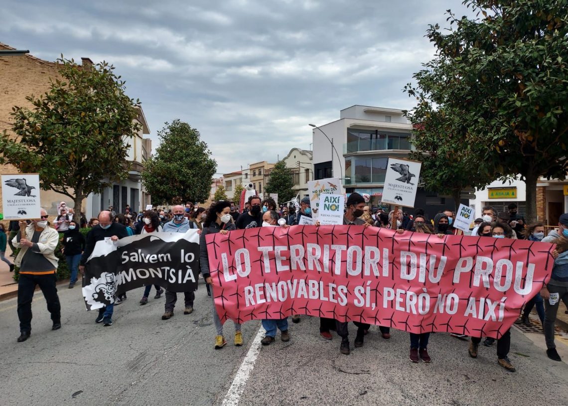 Clam a Gandesa contra la massificació de parcs solars i fotovoltaics al món rural