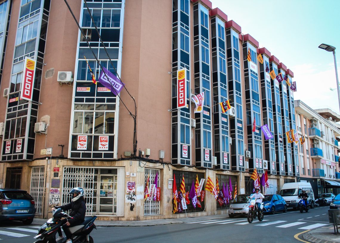 [Fotogaleria] Les millors imatges de la concentració del Primer de Maig a Tortosa