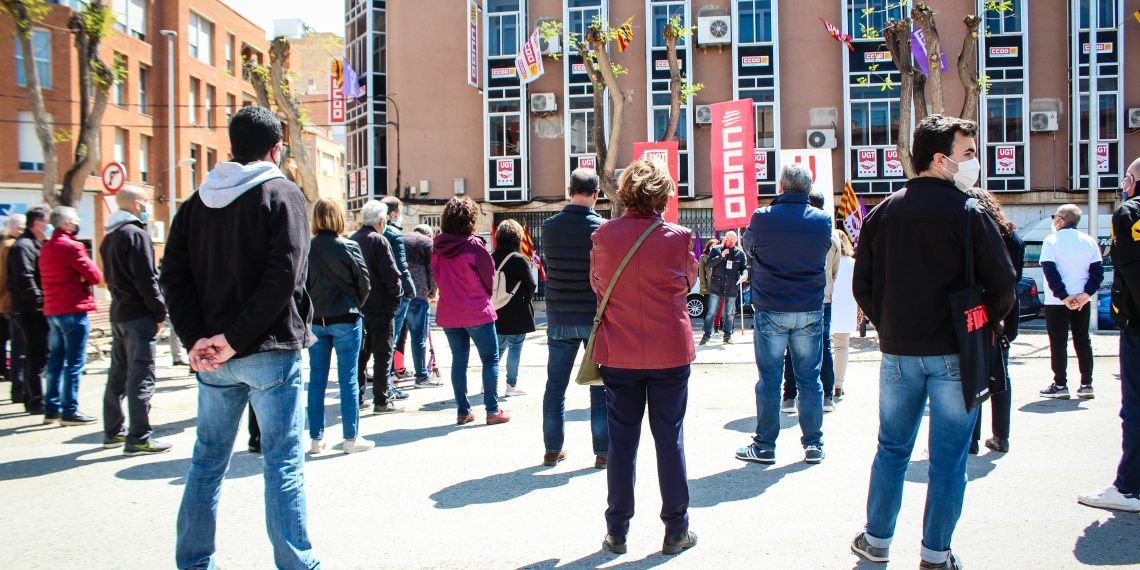 [Fotogaleria] Les millors imatges de la concentració del Primer de Maig a Tortosa