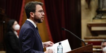 Aragonès es compromet a ‘culminar la independència’ i ‘fer inevitable’ l’amnistia i l’autodeterminació