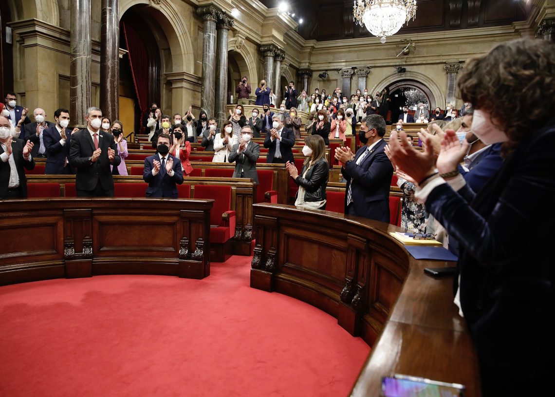 Aragonès, 132è president de la Generalitat amb els vots d’ERC, JxCat i la CUP