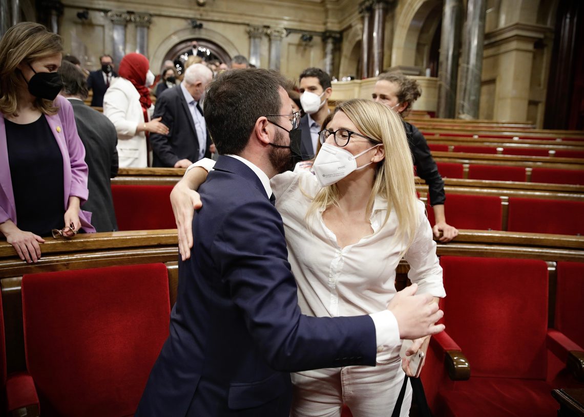 Aragonès, 132è president de la Generalitat amb els vots d’ERC, JxCat i la CUP