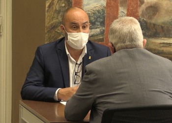[#Vídeo] Així ha sigut el traspàs de poders entre Xavier Pallarès i Albert Salvadó
