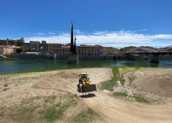 La Generalitat encara no ha comunicat a Tortosa quan desmantellarà el monument