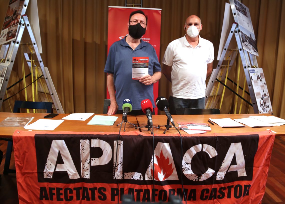 Afectats pel projecte Castor volen reclamar més de 325.000 euros per danys morals